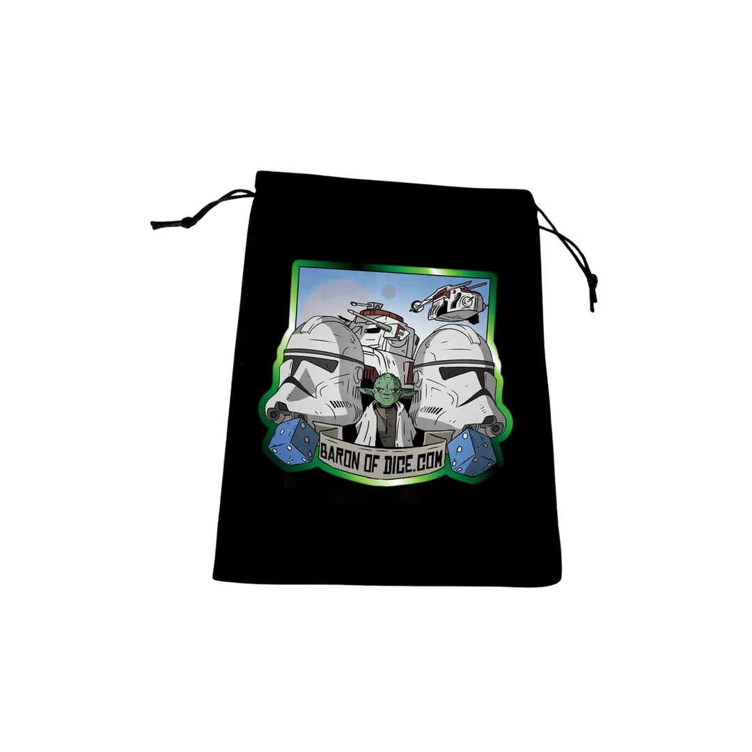 Premium Black Dice Bag - Democracy!-Baron of Dice-Radaddel