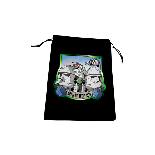Premium Black Dice Bag - Democracy!-Baron of Dice-Radaddel