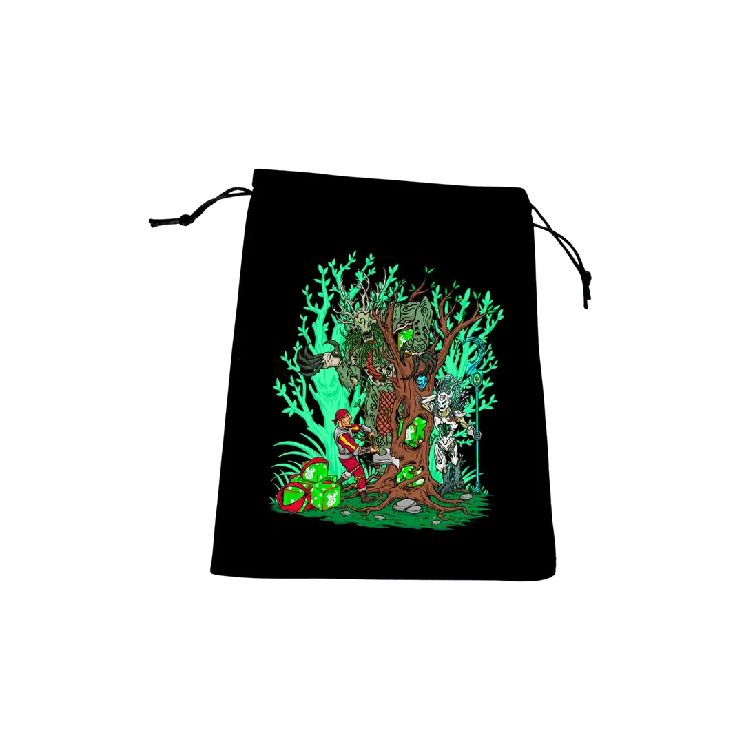 Premium Black Dice Bag - Tree Lords-Baron of Dice-Radaddel