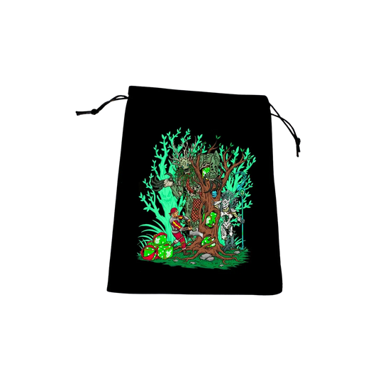 Premium Black Dice Bag - Tree Lords-Baron of Dice-Radaddel