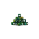 Twin Headed Lizard (Green & Gold) Dice 16mm Round (25 Stück)-Baron of Dice-Radaddel