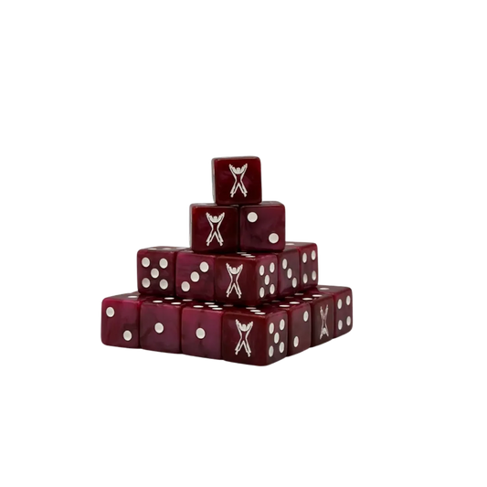 Flayed Ones Dice 16mm Square (25 Stück)-Baron of Dice-Radaddel
