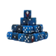 Kloned Corps Bloody V Dice 16mm Round (25 Stück)-Baron of Dice-Radaddel