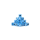 Frost Wolf Dice 16mm Round (25 Stück)-Baron of Dice-Radaddel