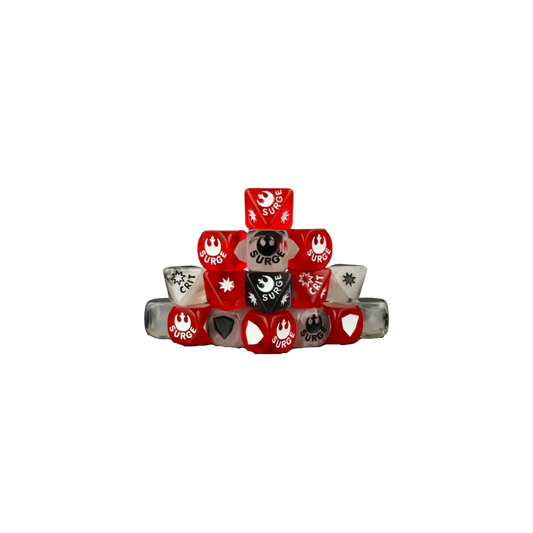 Rebellion Galactic Dice Set Translucent (25 Stück)-Baron of Dice-Radaddel