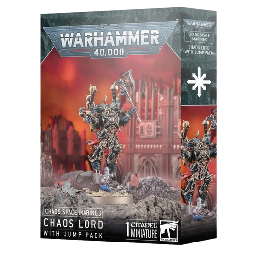 Chaos Space Marines: Chaos Lord with Jump Pack-Games Workshop-Radaddel