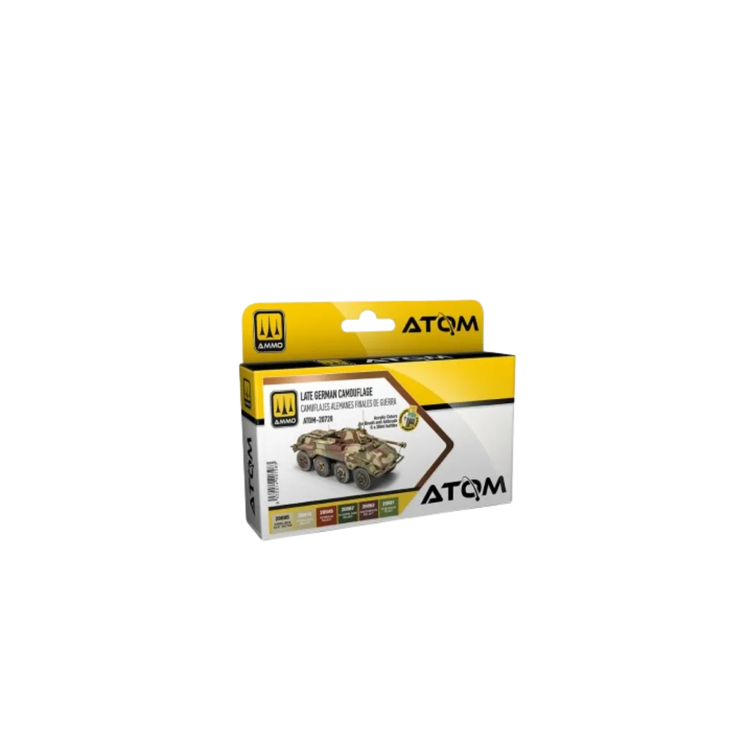 ATOM Late German Camouflage Set-Mig Jimenez-Radaddel