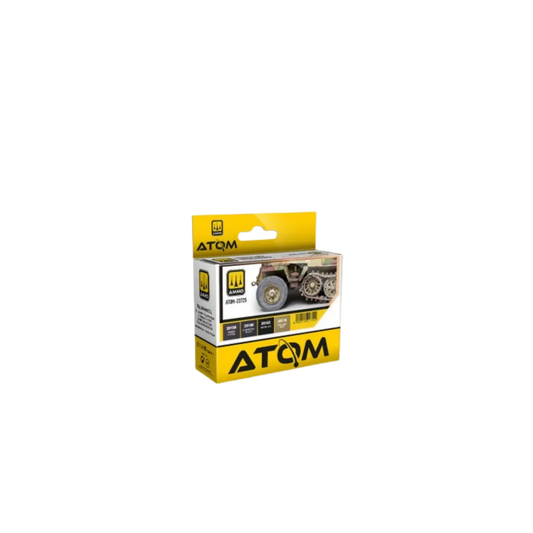 ATOM Rubber and Tires colors Set-Mig Jimenez-Radaddel