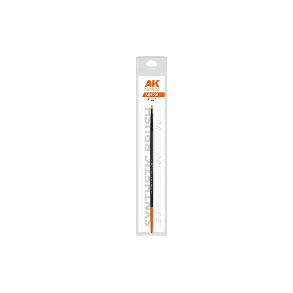 AK Flat Brush 1 Synthetik-AK-Interactive-Radaddel