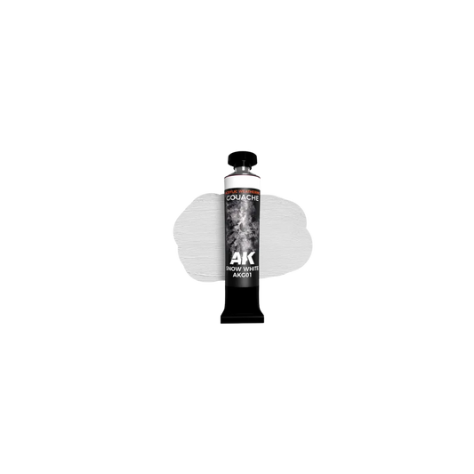AK Gouache Snow White 20 ml-AK-Interactive-Radaddel