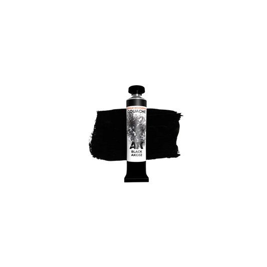 AK Gouache Black 20 ml-AK-Interactive-Radaddel