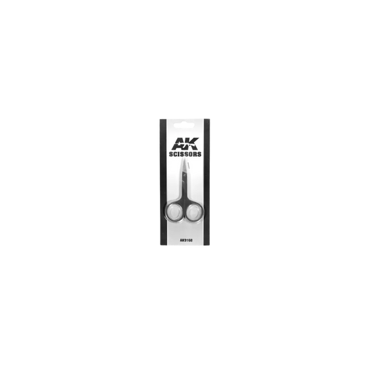 Scissors Curved Tip (Special for Photoetched) AK-AK-Interactive-Radaddel