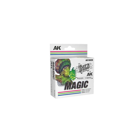 Magic - Set 3 Jars (Inks)-AK-Interactive-Radaddel