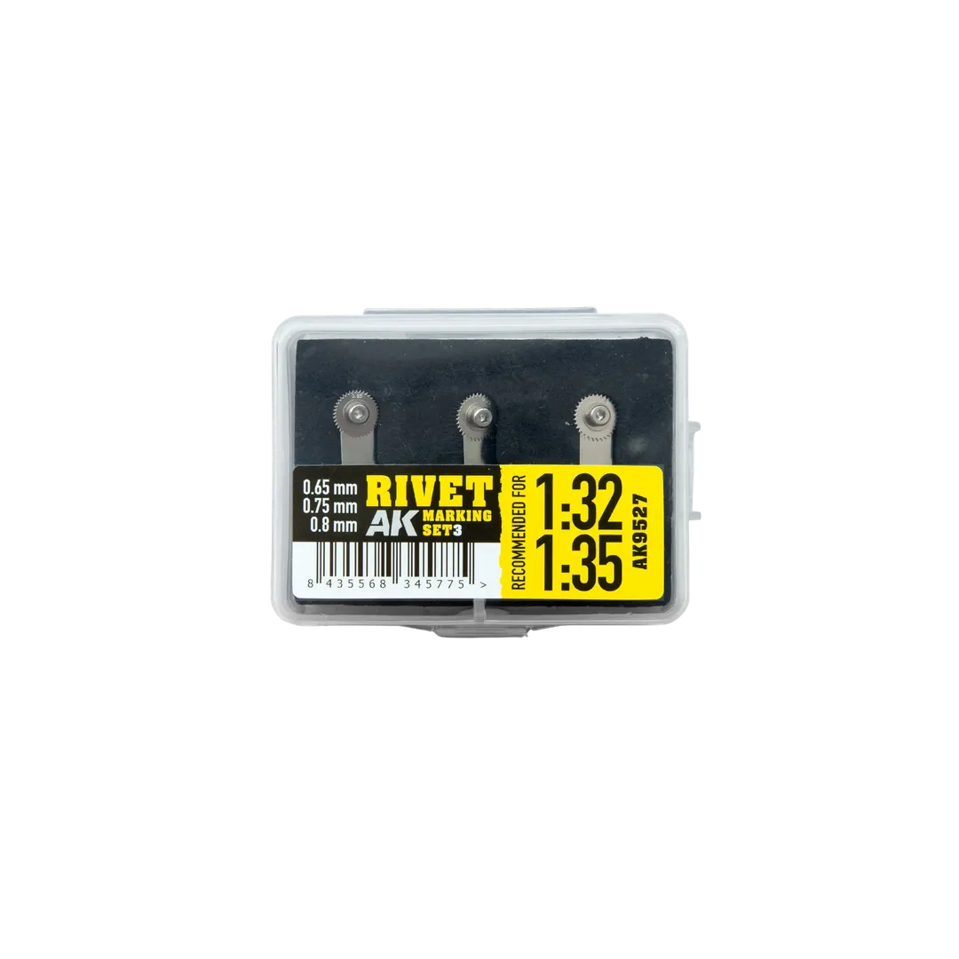 Rivet Marking Set 3_1:35/1:32 (Disk-S-Set3)-AK-Interactive-Radaddel