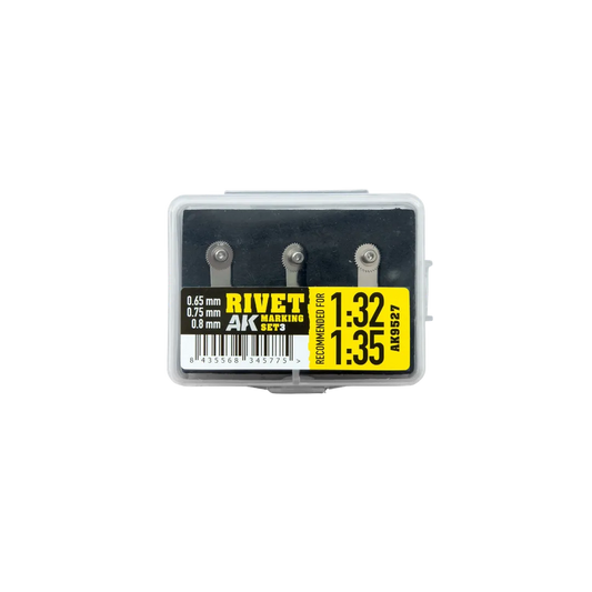 Rivet Marking Set 3_1:35/1:32 (Disk-S-Set3)-AK-Interactive-Radaddel