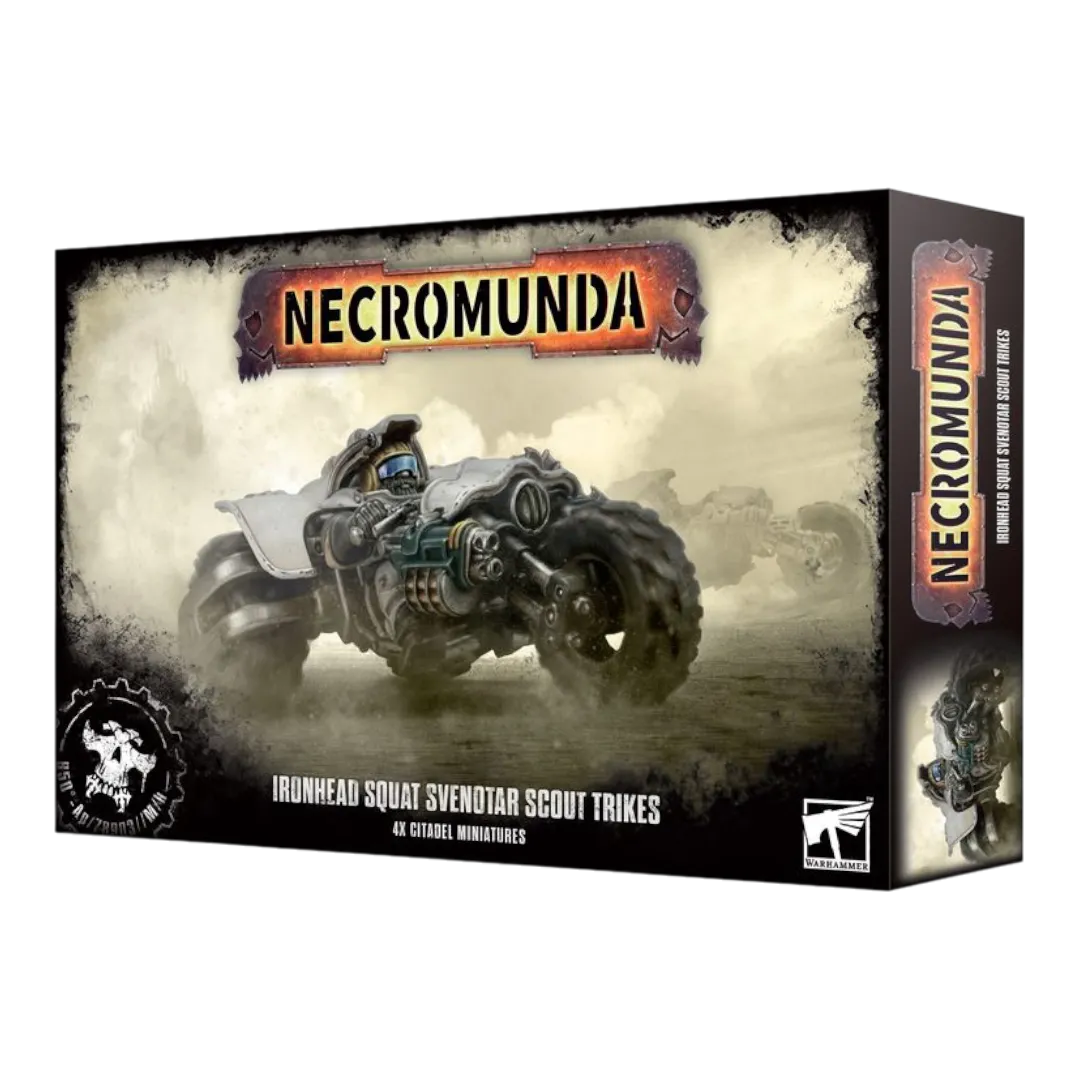 Necromunda: Ironhead Squat Svenotar Scout Trikes-Games Workshop-Radaddel
