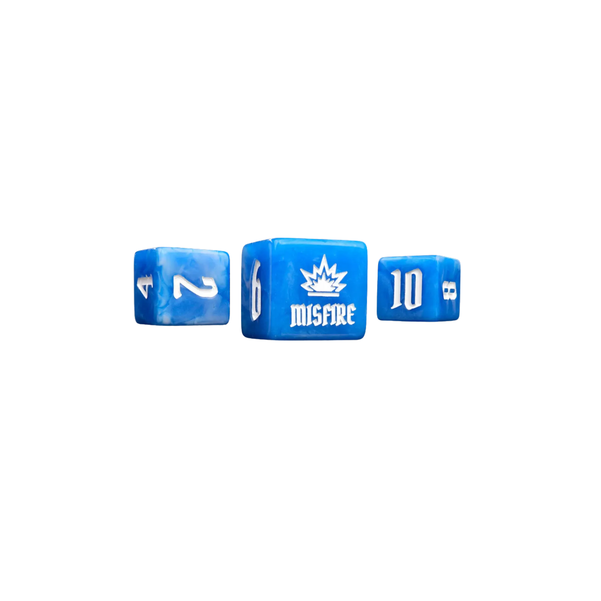Artillery Blue Empire Dice Square (5 Stück)-Baron of Dice-Radaddel