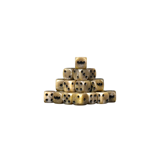 Desert Skull Dice Round 16mm (25 Stück)-Baron of Dice-Radaddel