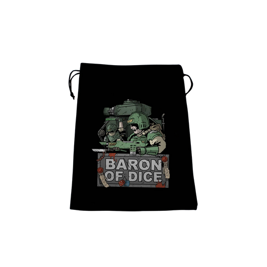 Premium Black Dice Bag - Final Stand-Baron of Dice-Radaddel
