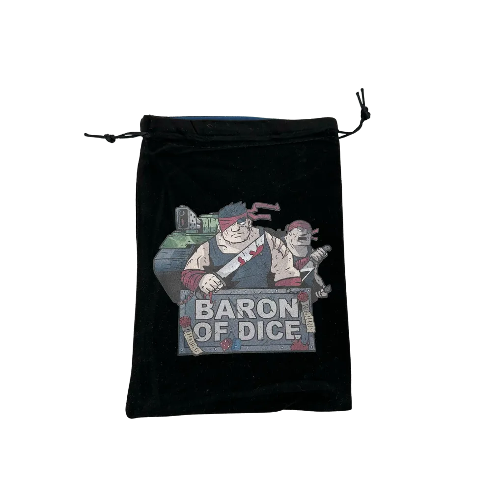 Premium Black Dice Bag - Jungle Fighters-Baron of Dice-Radaddel