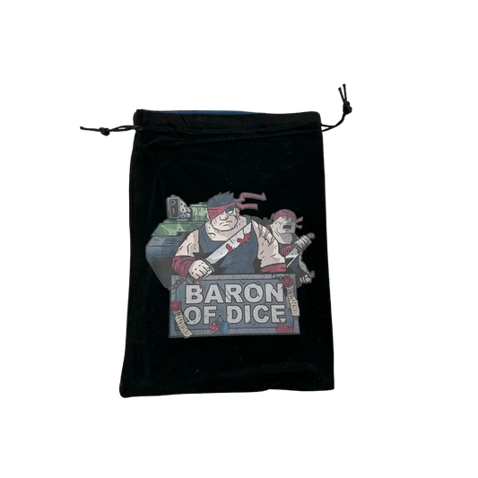 Premium Black Dice Bag - Jungle Fighters-Baron of Dice-Radaddel