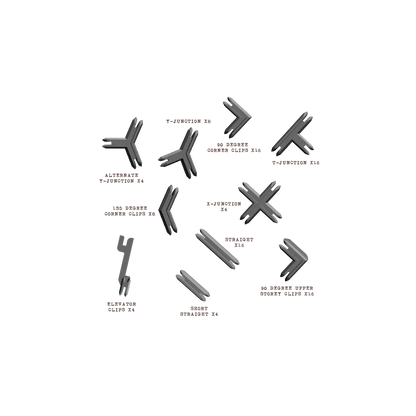 Battle Systems - Plastic Terrain Clips - Grey (2023)-Battle Systems-Radaddel