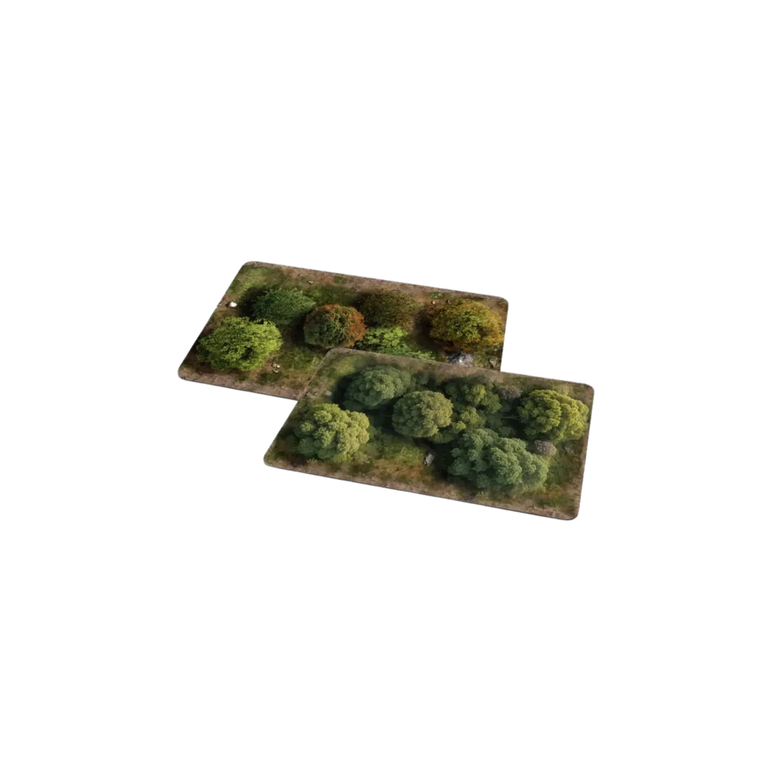 The Old World - Forest Terrain 12x8 / 30,5x20,5 cm - 2D Rubber Terrain - Sprin-Playmats.eu-Radaddel