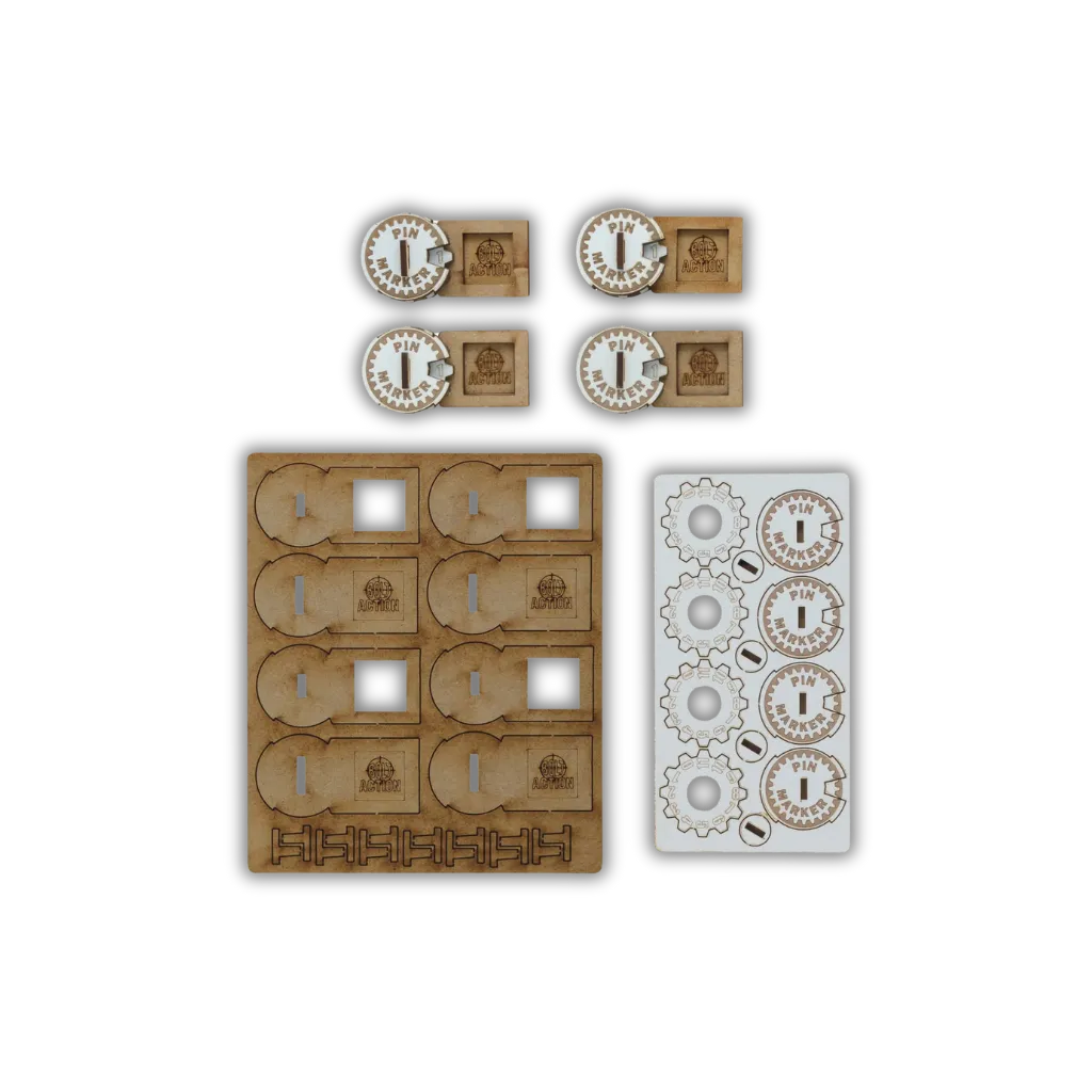 Bolt Action MDF Unit Pin Markers-Warlord Games-Radaddel