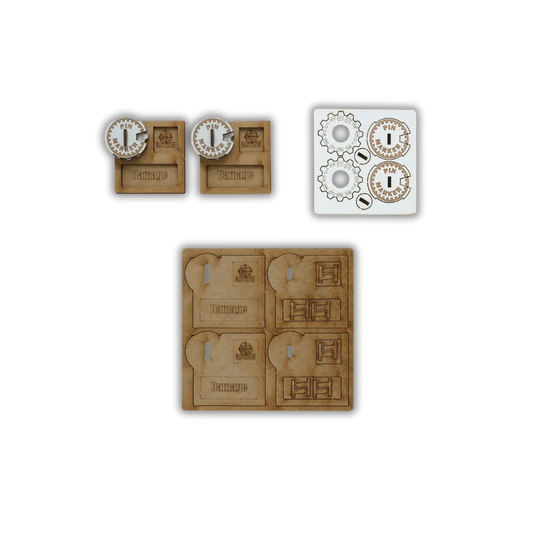 Bolt Action MDF Vehicle Pin Markers-Warlord Games-Radaddel