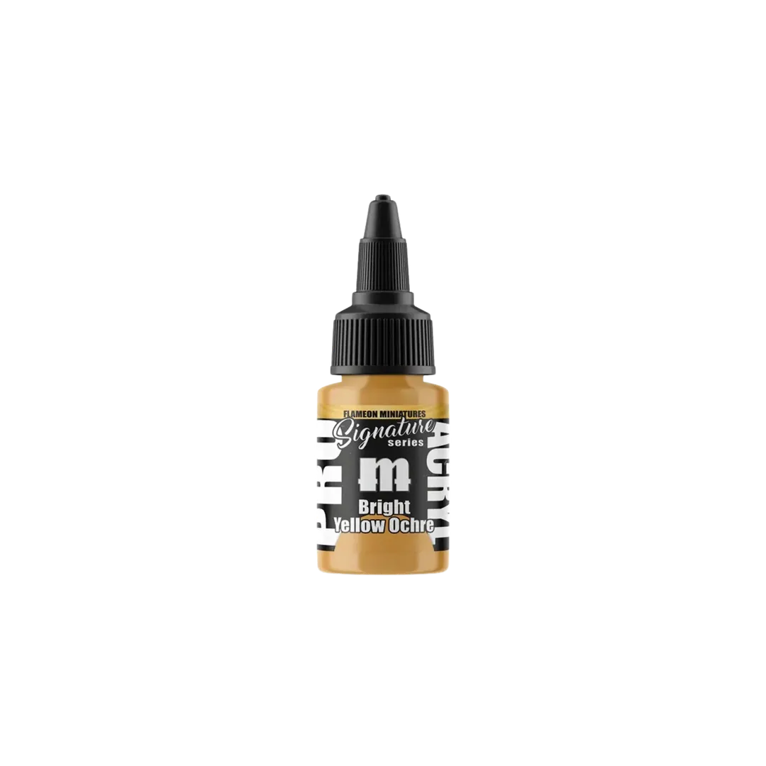 Pro Acryl Bright Yellow Ochre (22ml) - Flameon Miniatures-Monument Hobbies-Radaddel
