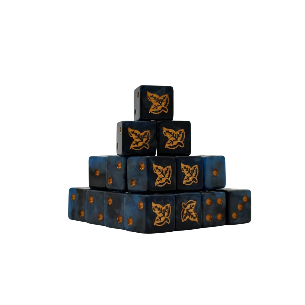 Riverland Elves Dice Square 16mm (25 Stück)-Baron of Dice-Radaddel