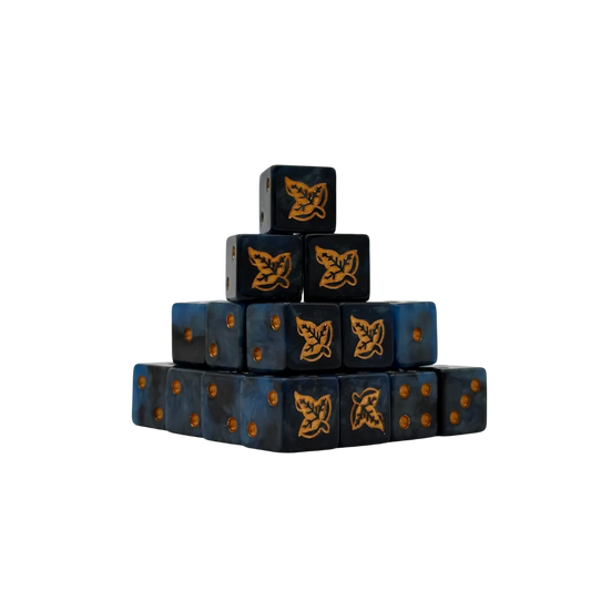 Riverland Elves Dice Square 16mm (25 Stück)-Baron of Dice-Radaddel