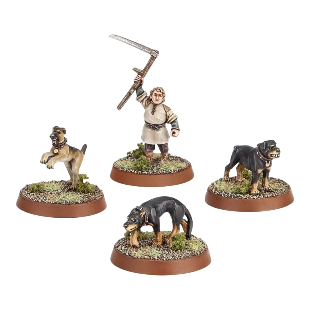 Farmer Maggot and Hounds (LOTR - Good)-Games Workshop-Radaddel