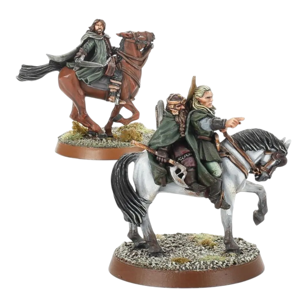 Three Hunters Mounted (LOTR - Good)-Games Workshop-Radaddel