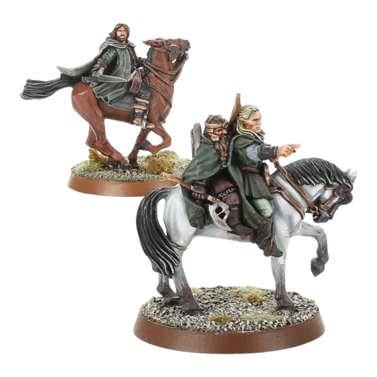Three Hunters Mounted (LOTR - Good)-Games Workshop-Radaddel