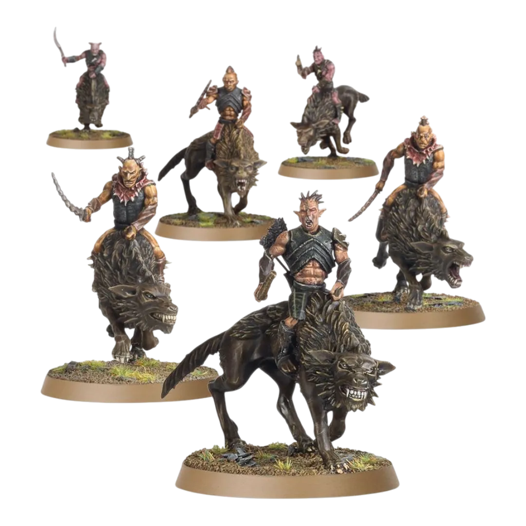 Hunter Orcs on Fell Wargs (Hobbit - Evil)-Games Workshop-Radaddel