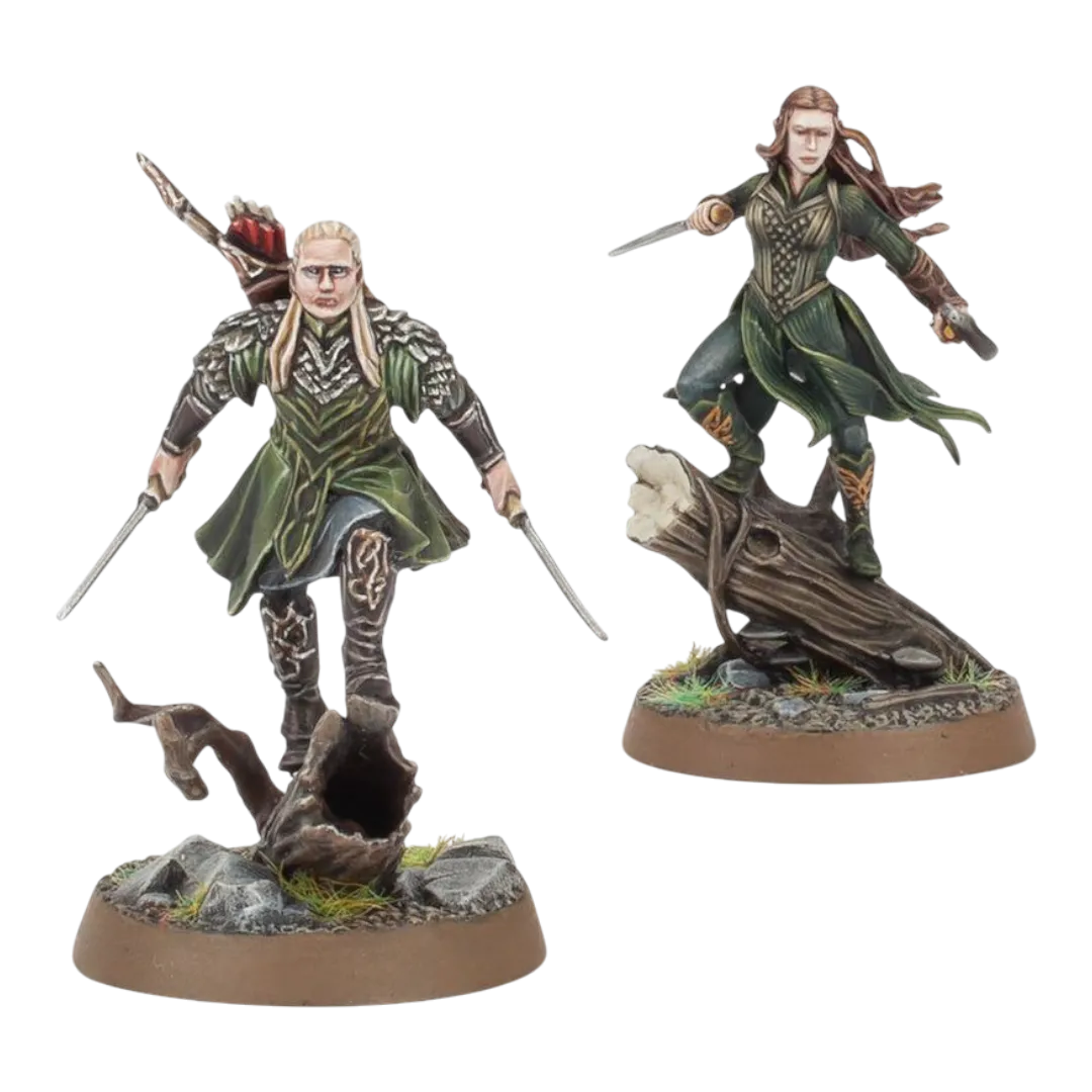 Legolas Greenleaf and Tauriel (Hobbit - Good)-Games Workshop-Radaddel