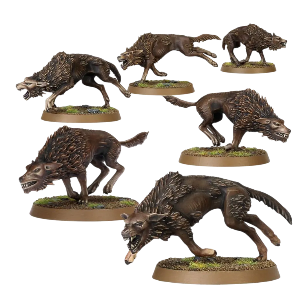 Fell Wargs (Hobbit - Evil)-Games Workshop-Radaddel