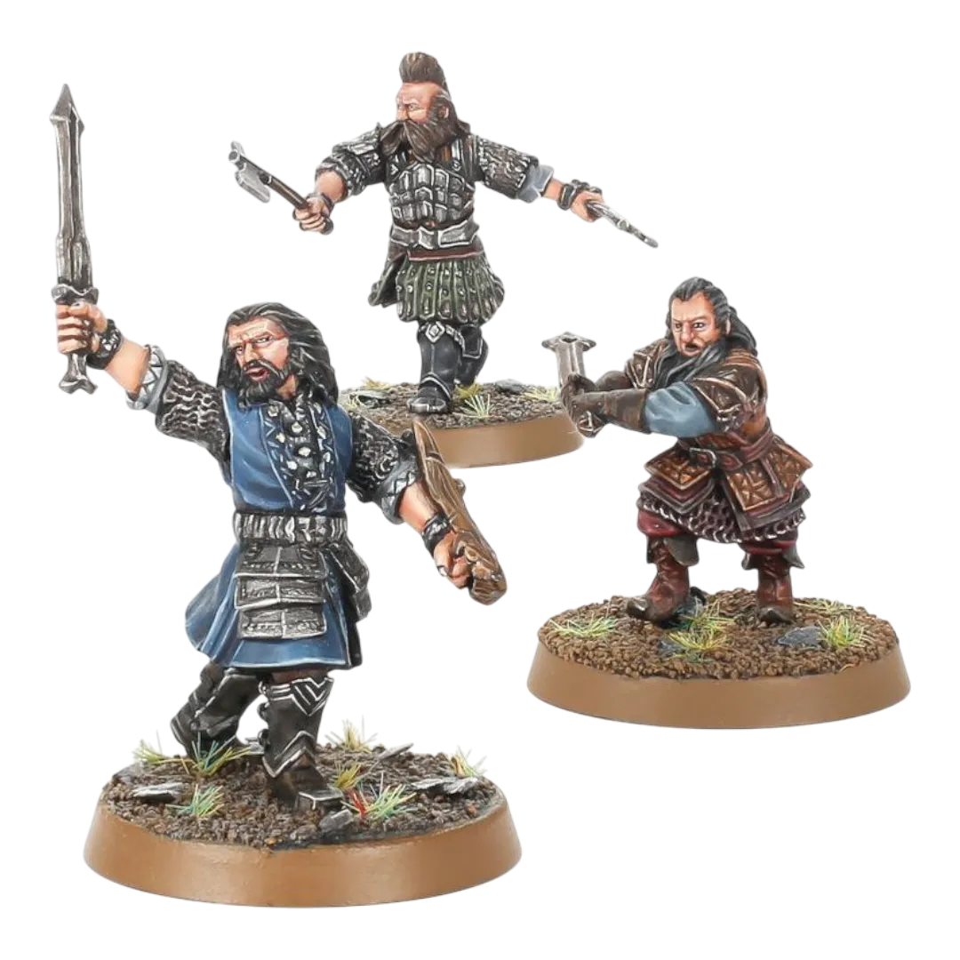 Young Thorin, Balin & Dwalin (Hobbit - Good)-Games Workshop-Radaddel