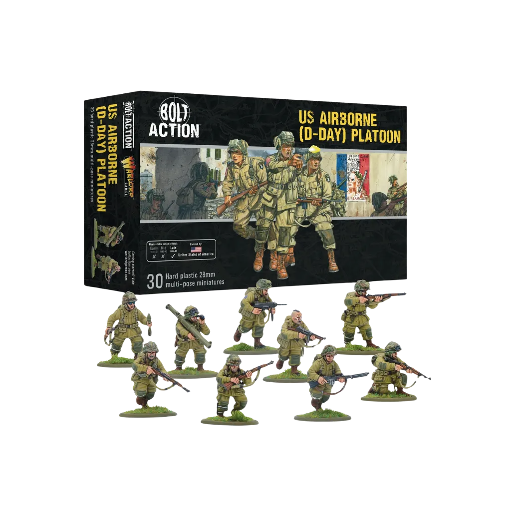 US Airborne (D-Day) Platoon-Warlord Games-Radaddel
