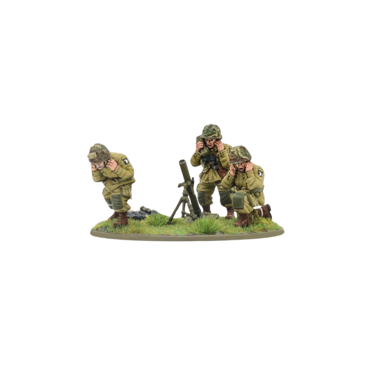 US Airborne (D-Day) Platoon Medium Mortar Team-Warlord Games-Radaddel