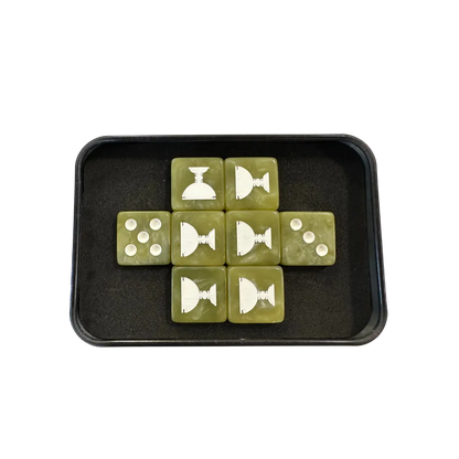 Cult of the Black Grail Dice 16mm Square (8 Stück)-Baron of Dice-Radaddel