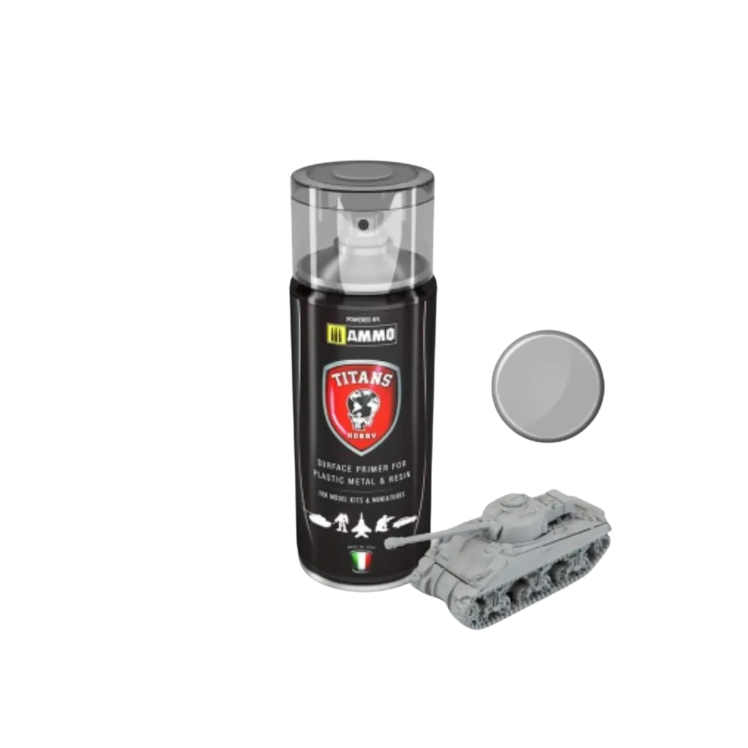 TITANS HOBBY Light Grey Matt Primer-Mig Jimenez-Radaddel