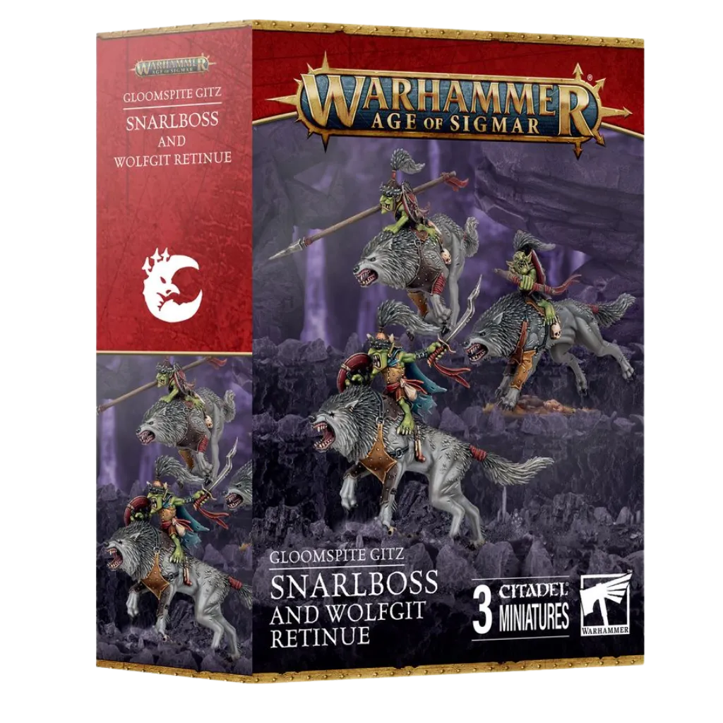 Gloomspite Gitz: Snarlboss and Wolfgit Retinue-Games Workshop-Radaddel