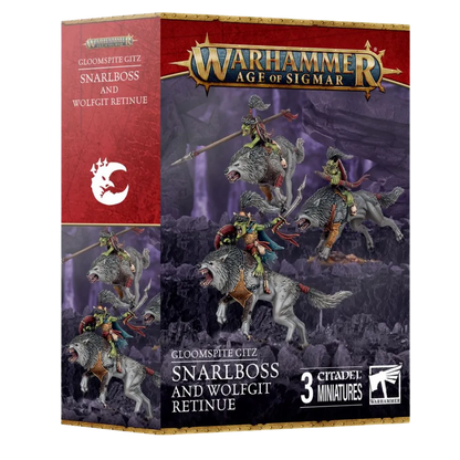 Gloomspite Gitz: Snarlboss and Wolfgit Retinue-Games Workshop-Radaddel