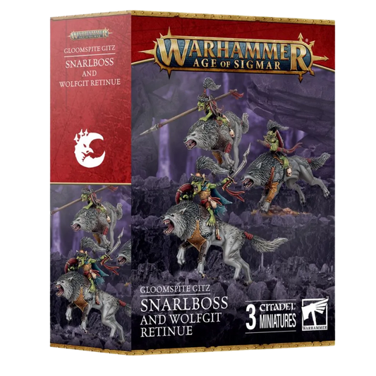 Gloomspite Gitz: Snarlboss and Wolfgit Retinue-Games Workshop-Radaddel