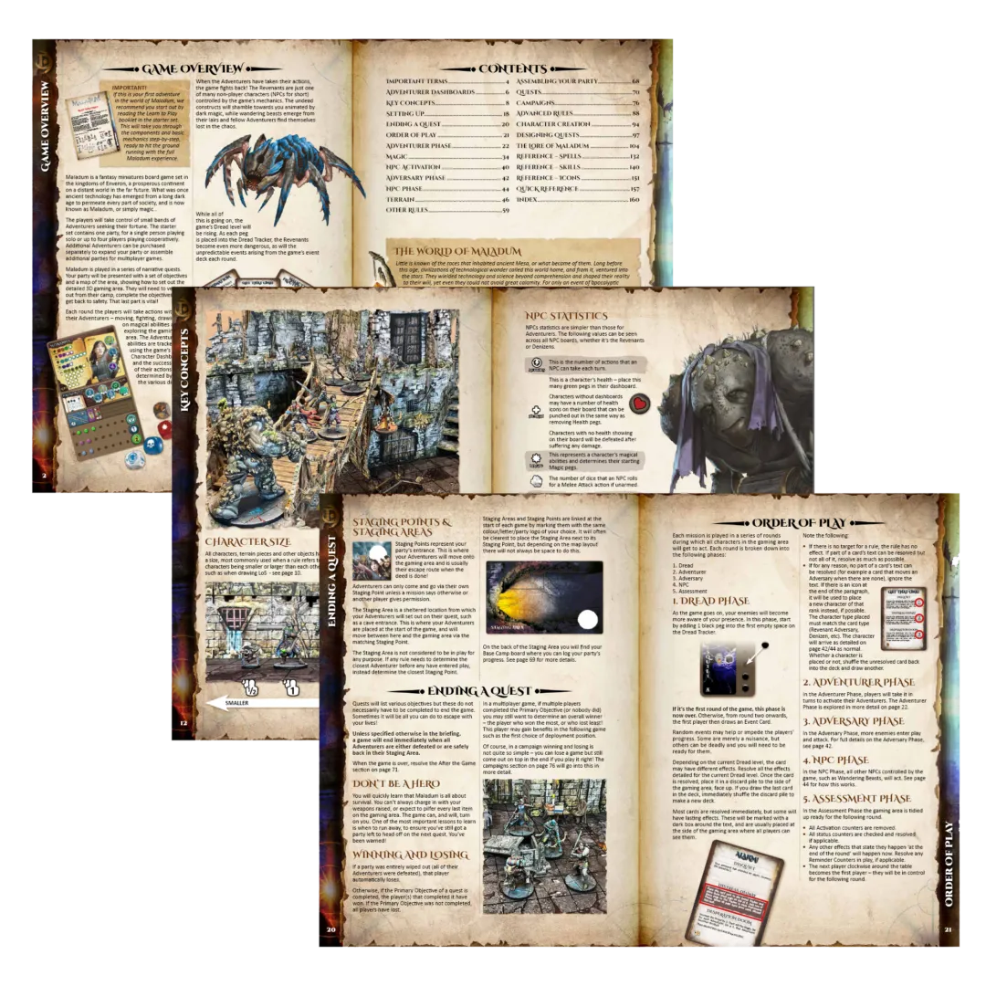 Maladum Deluxe Rulebook (deutsch)-Battle Systems-Radaddel