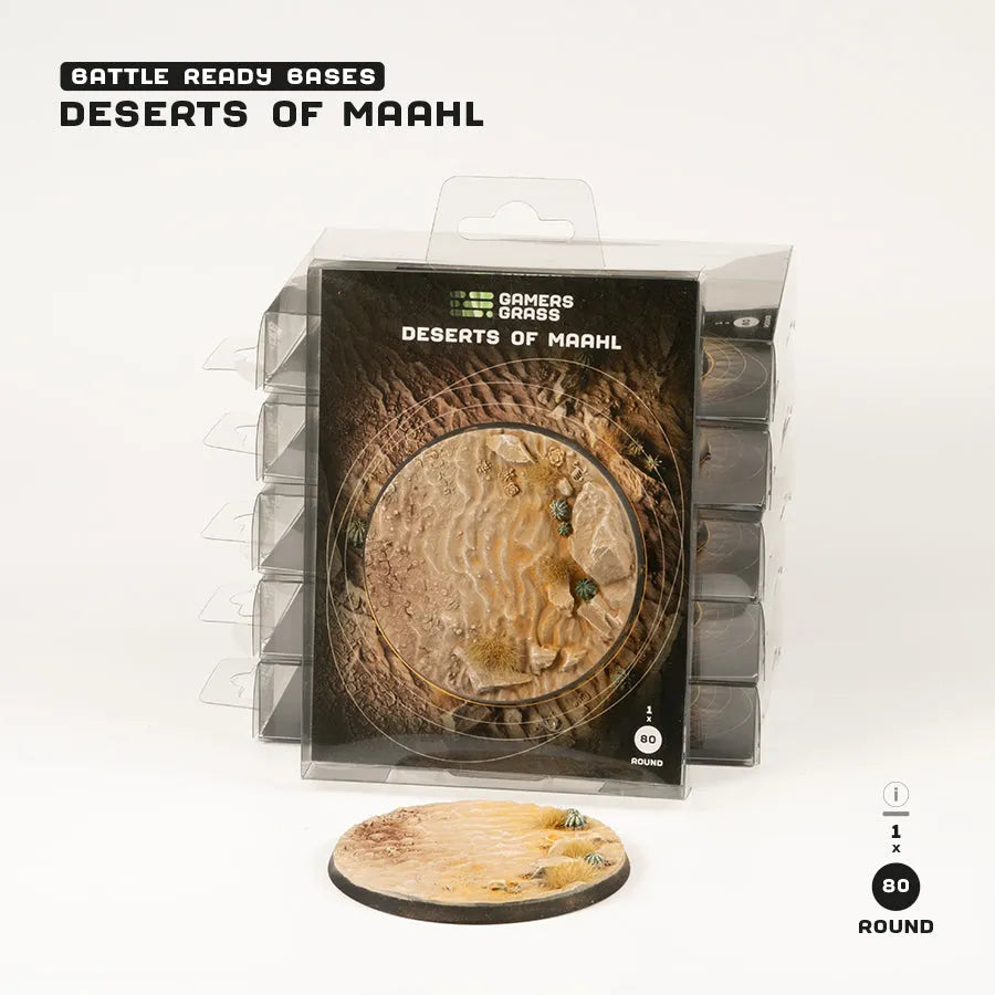 Deserts of Maahl - Round 80mm (x1)-Gamers Grass-Radaddel