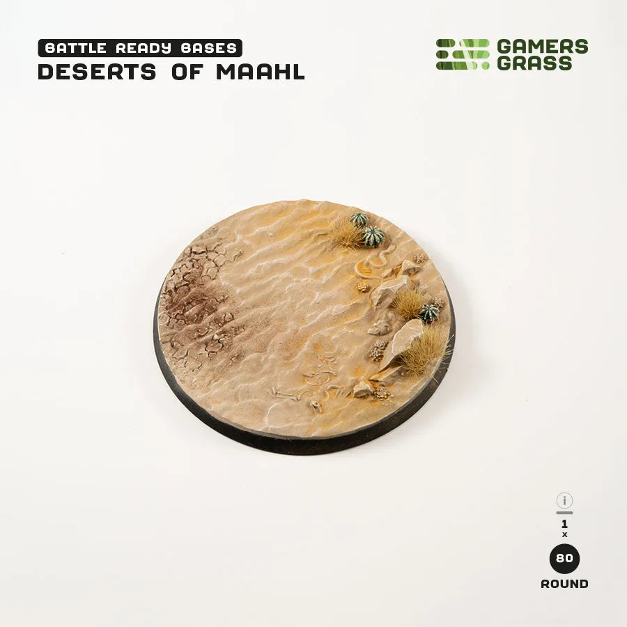 Deserts of Maahl - Round 80mm (x1)-Gamers Grass-Radaddel