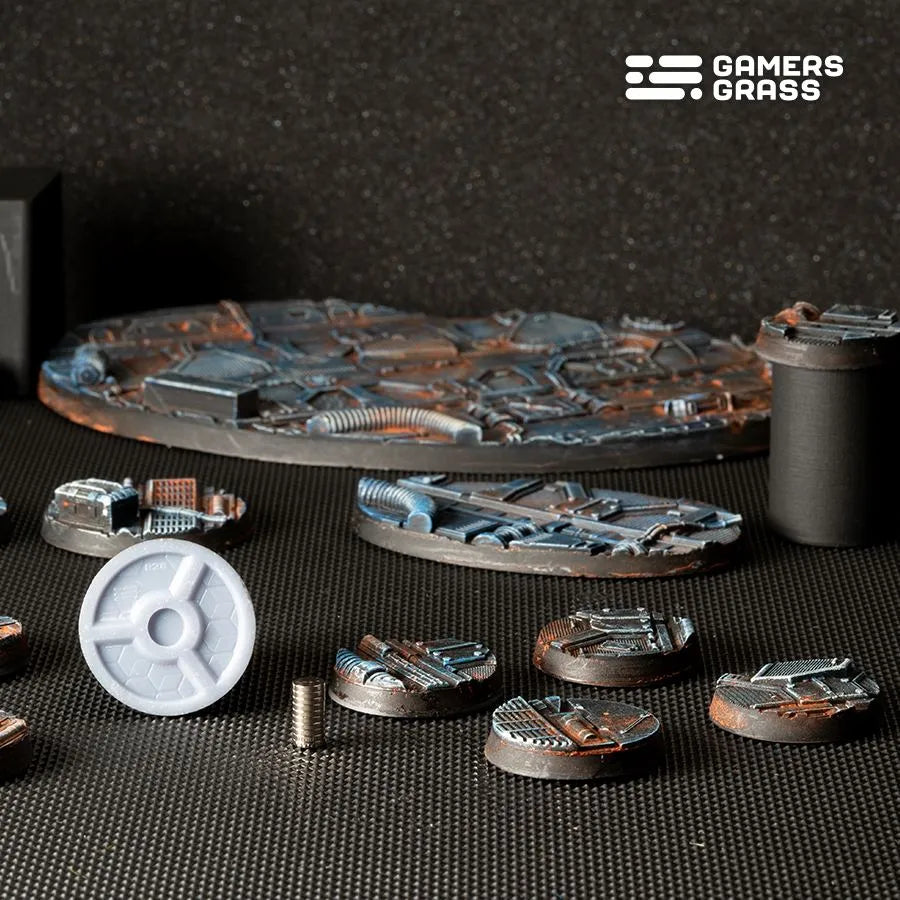 Spaceship Corridor - Round 28mm (x8)-Gamers Grass-Radaddel